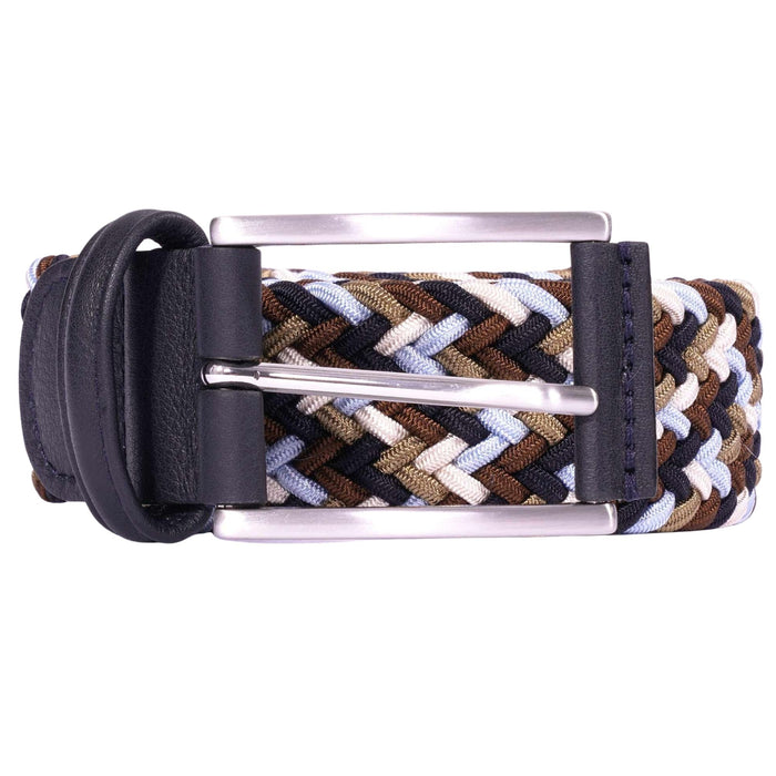 Anderson's Belts Woven Belt - Brown/Blue