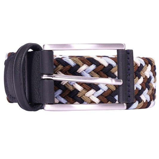 Anderson's Belts Woven Belt - Brown/Blue