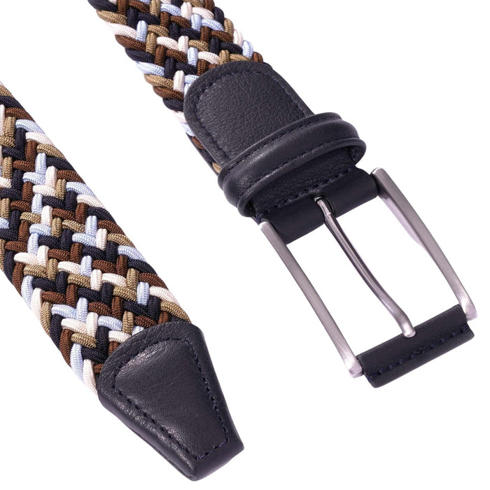 Anderson's Belts Woven Belt - Brown/Blue