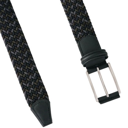 Anderson's Belts Woven Belt - Grey Mix
