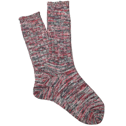 Anonymous Ism 5 Colour Mix Crew Sock - Oatmeal