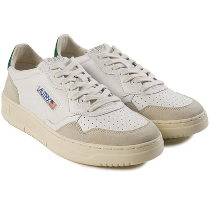 Autry Medalist Low Sneaker - White/Green