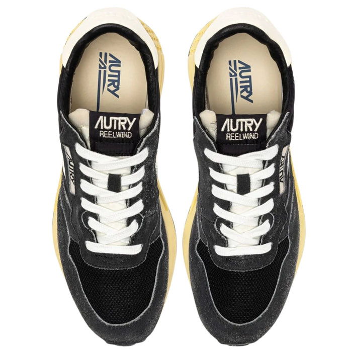 Autry Reelwind Low Sneakers - Black Sugar/Marshmallow