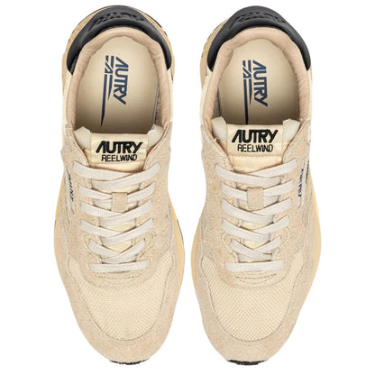 Autry Reelwind Low Sneakers - Ecru/Black