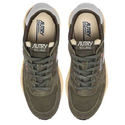 Autry Reelwind Low Sneakers - Olive Night/Harbor Mist