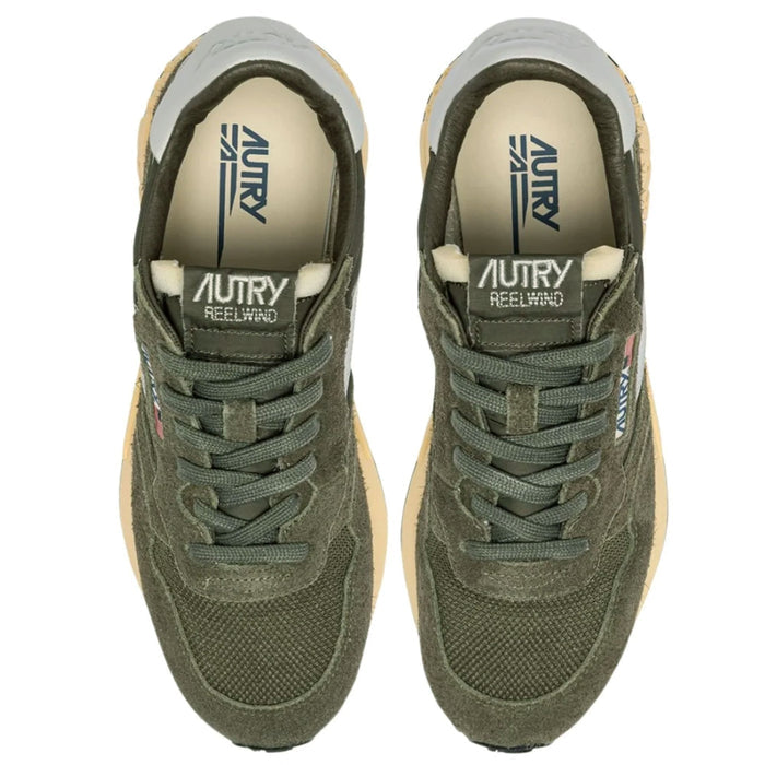 Autry Reelwind Low Sneakers - Olive Night/Harbor Mist