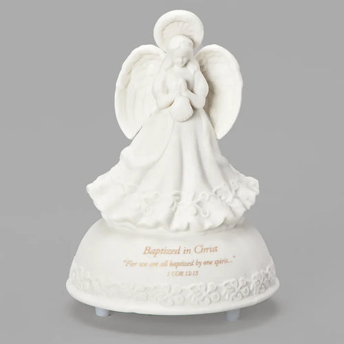 Baptism Angel Musical Figure 5"H