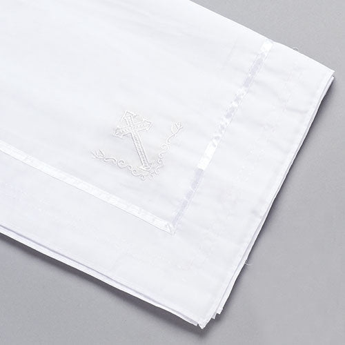 Baptism Blanket Embroidered 44"L