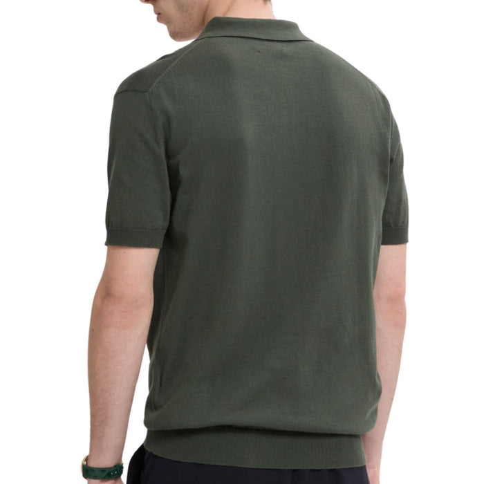 Baracuta Short Sleeve Polo - Deep Olive