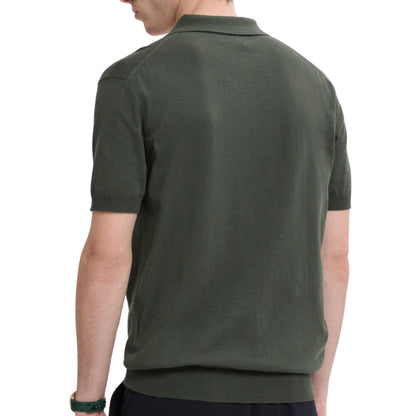 Baracuta Short Sleeve Polo - Deep Olive