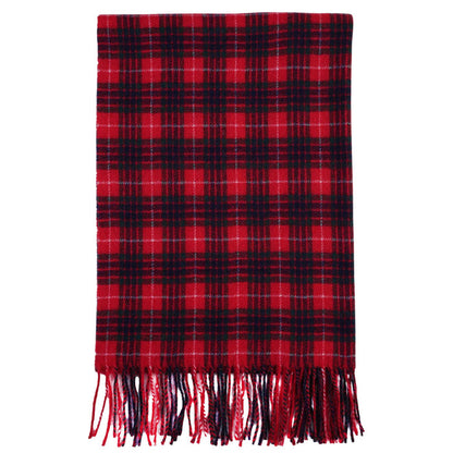 Baracuta Tartan Scarf - Red Fraser