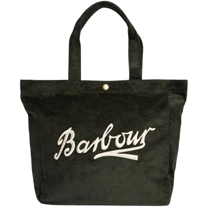 Barbour Carrick Cord Tote Bag - Sage