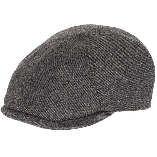 Barbour Claymore Bakerboy Hat - Charcoal