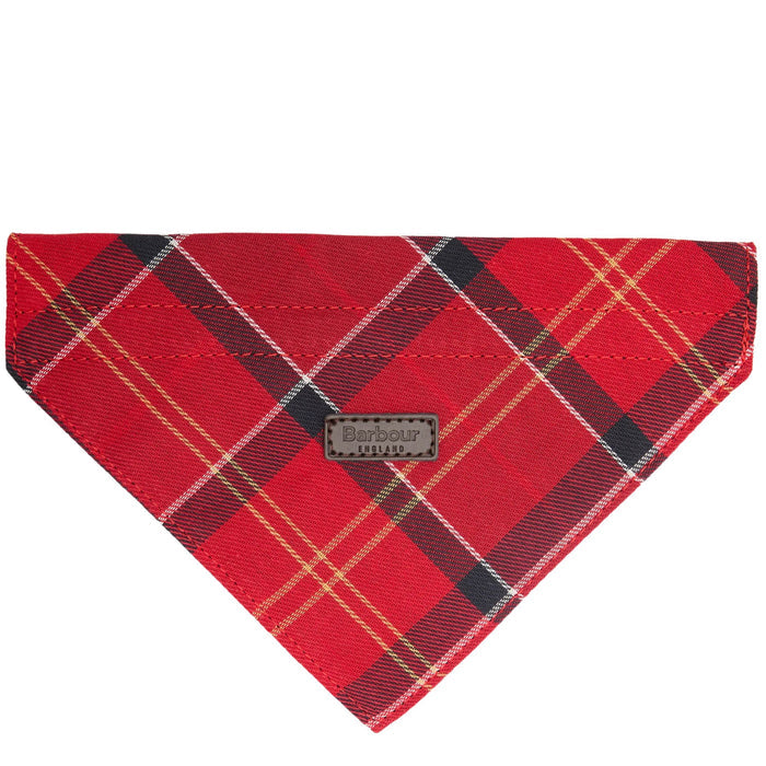 Barbour Dog Tartan Bandana - Cardinal Tartan