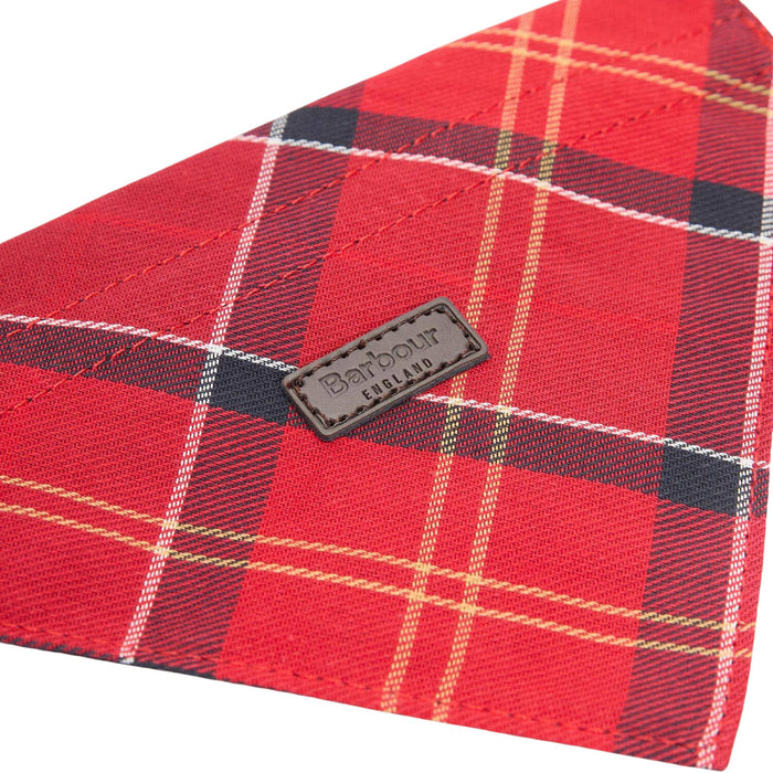 Barbour Dog Tartan Bandana - Cardinal Tartan