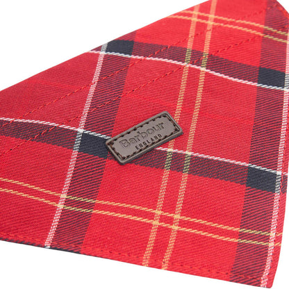 Barbour Dog Tartan Bandana - Cardinal Tartan