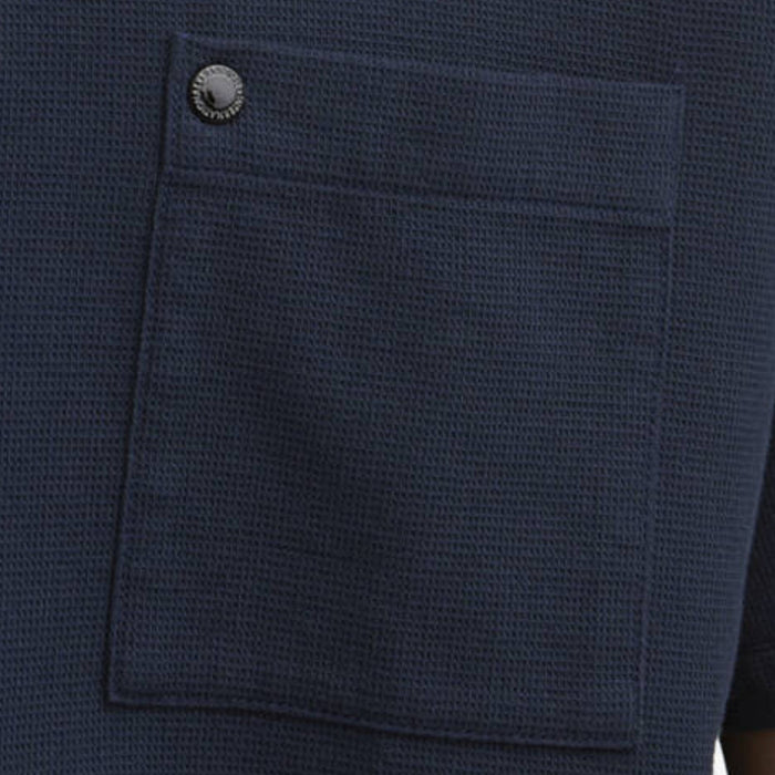 Barbour International Wayback Waffle Shirt - Navy