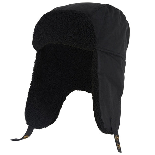 Barbour Morar Waxed Trapper Hat - Black