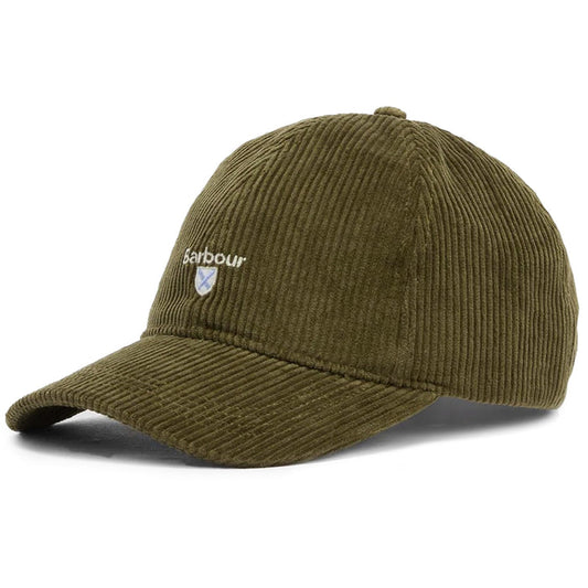 Barbour Preston Cord Cap - Olive