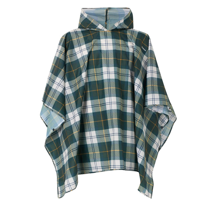 Barbour Tartan Showerproof Poncho - Ancient