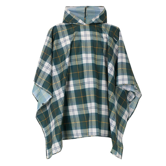 Barbour Tartan Showerproof Poncho - Ancient