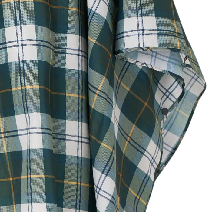 Barbour Tartan Showerproof Poncho - Ancient