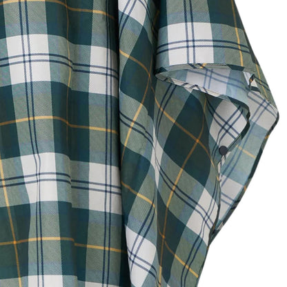 Barbour Tartan Showerproof Poncho - Ancient