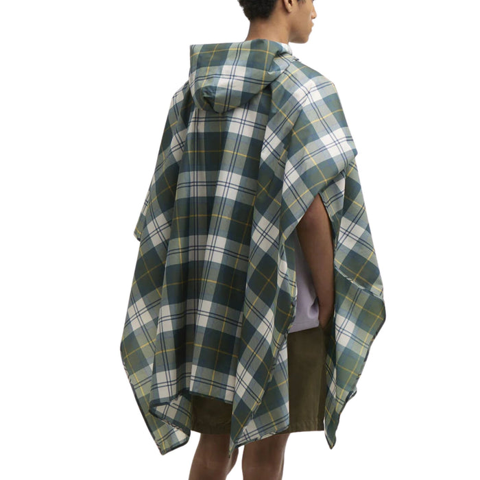 Barbour Tartan Showerproof Poncho - Ancient