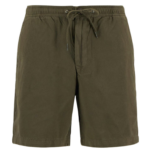 Barbour Washed Oxford Relaxed Shorts - Uniform Green
