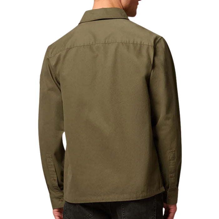 Belstaff Outpost Shirt Cotton Herringbone - Khaki