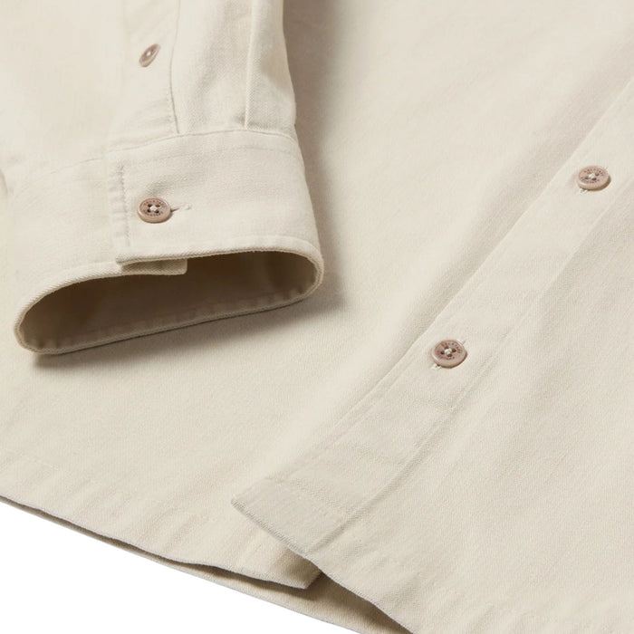 Belstaff Outpost Shirt Cotton Herringbone - Stone