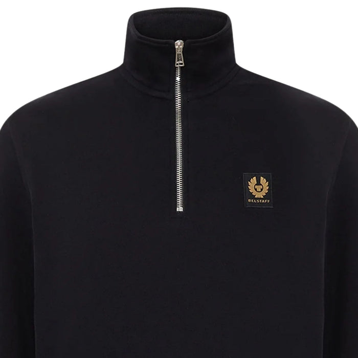 Belstaff Quarter Zip Sweatshirt - Black