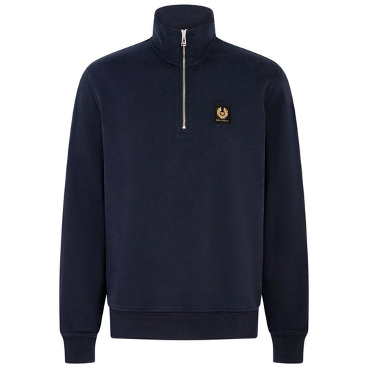 Belstaff Quarter Zip Sweatshirt - Dark Ink