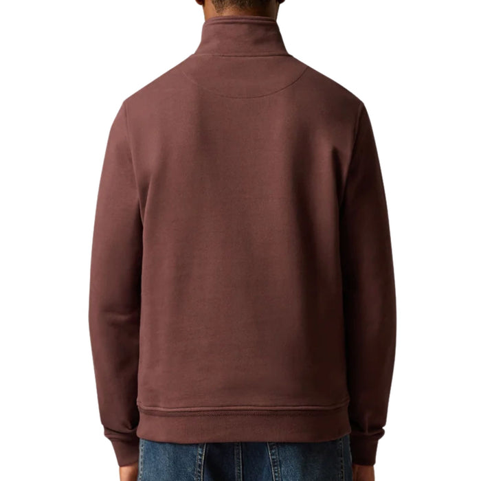 Belstaff Quarter Zip Sweatshirt - Oxblood