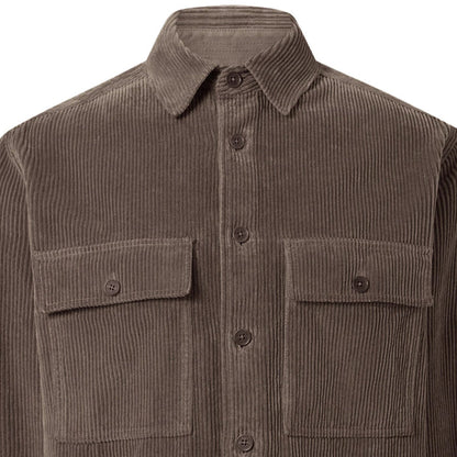 Belstaff Ravine Cotton Corduroy Shirt - Olive