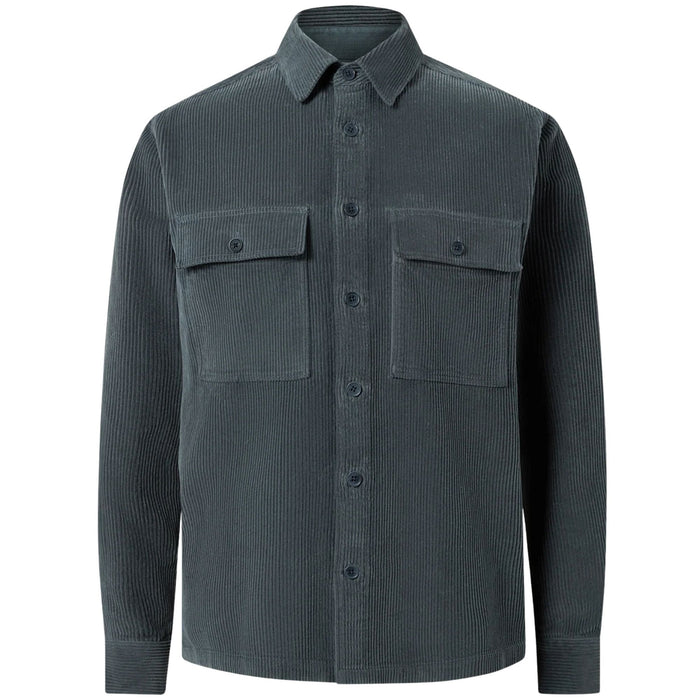Belstaff Ravine Cotton Corduroy Shirt - Petrol