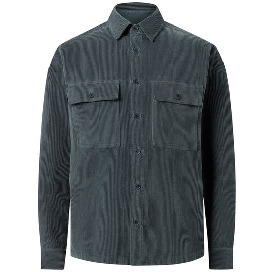 Belstaff Ravine Cotton Corduroy Shirt - Petrol