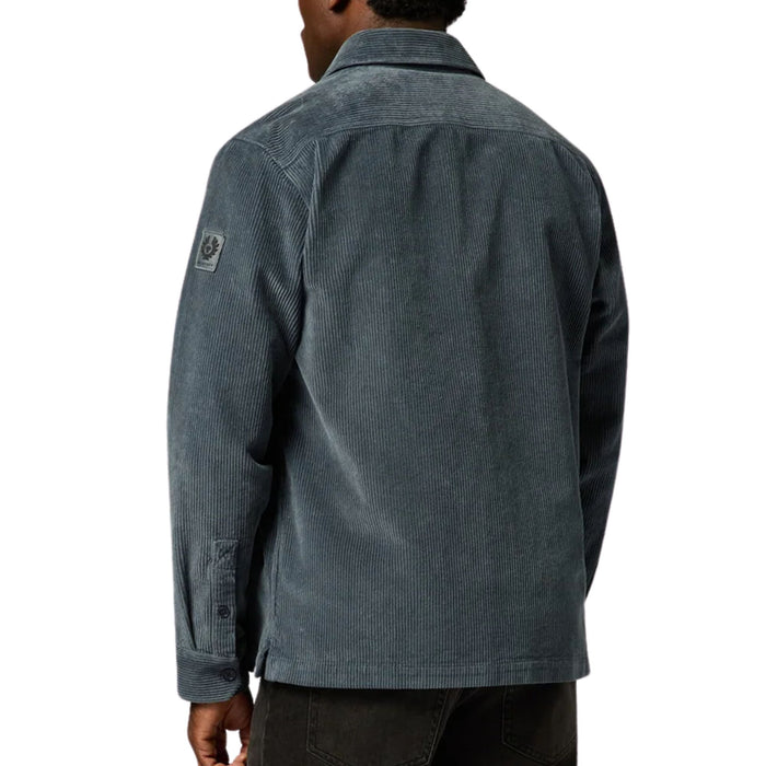 Belstaff Ravine Cotton Corduroy Shirt - Petrol