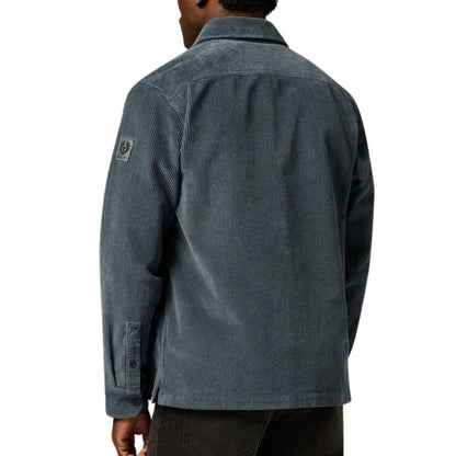 Belstaff Ravine Cotton Corduroy Shirt - Petrol