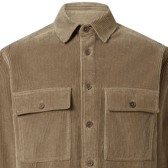 Belstaff Ravine Cotton Corduroy Shirt - Taupe