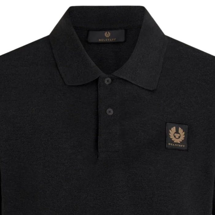 Belstaff Short Sleeve Polo Shirt - Black