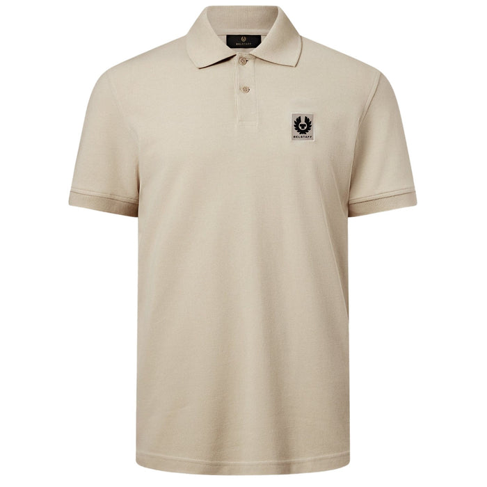Belstaff Short Sleeve Polo Shirt - Stone