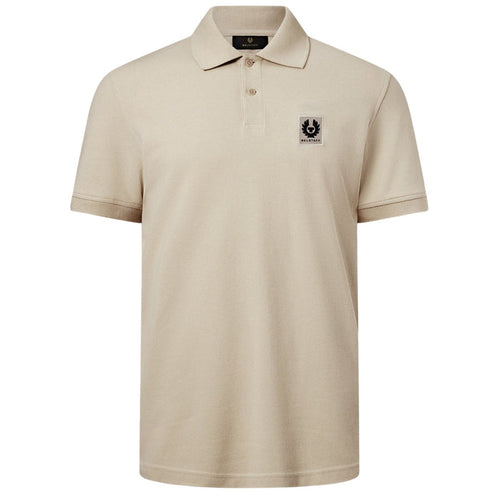 Belstaff Short Sleeve Polo Shirt - Stone