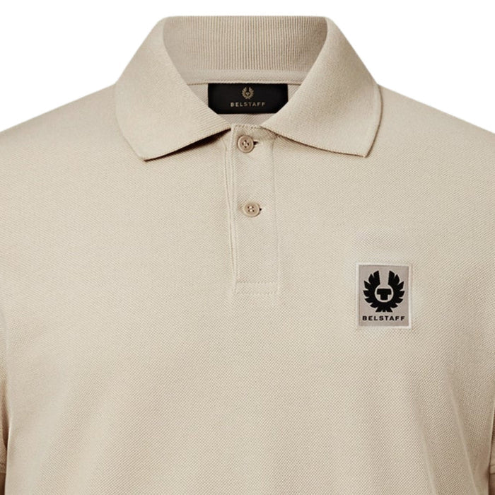 Belstaff Short Sleeve Polo Shirt - Stone