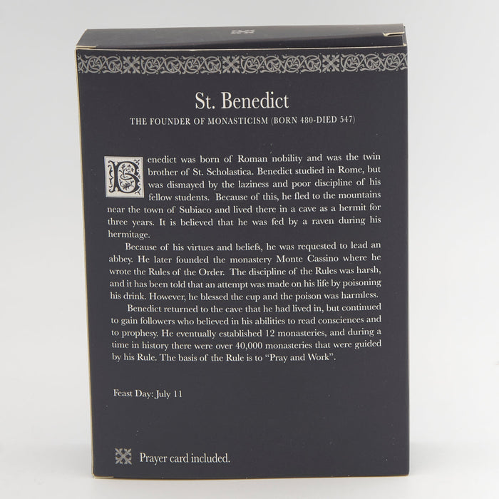 Benedict - St. Benedict Statue 4"H