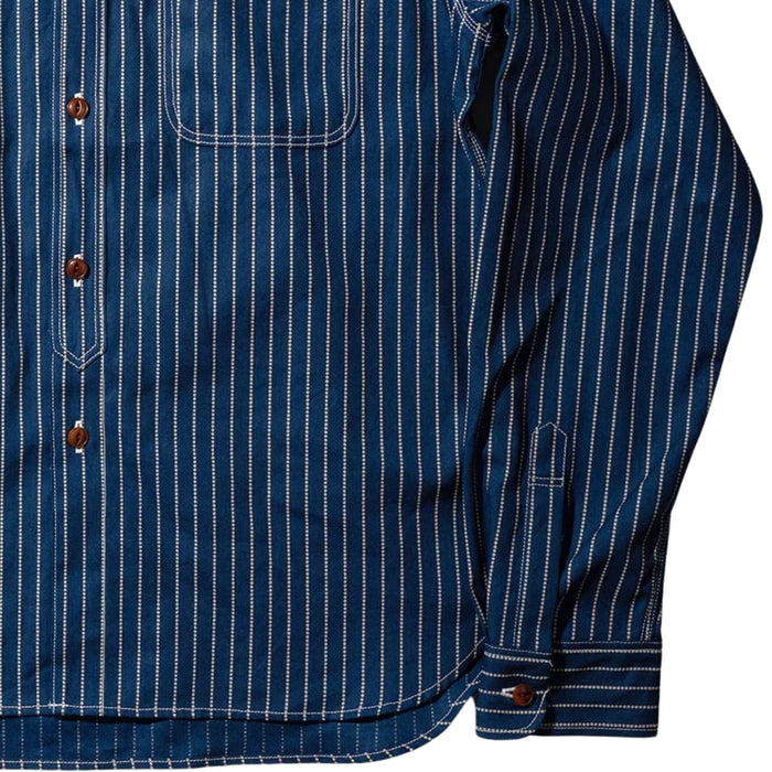 Big John Denim Railroad Shirt - Indigo