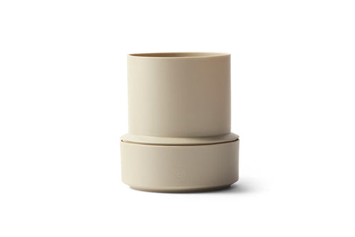 Billund self-watering pot, cumin