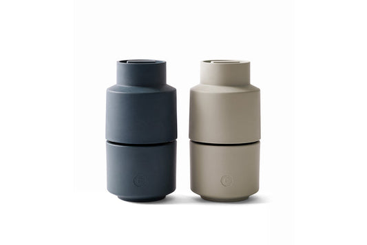 Billund set, blueberry / cumin 12cm