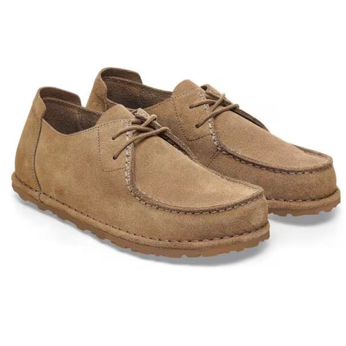 Birkenstock Utti Lace Shoes - Solid Grey Taupe