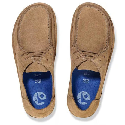 Birkenstock Utti Lace Shoes - Solid Grey Taupe